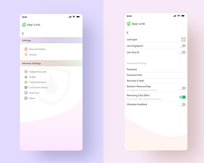Settings UI ( Daily UI 007 ) adobe xd app app screen branding daily ui graphic design ui