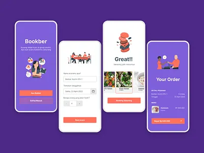 Bookber Apps booking bukber food payment ramadhan restaurant ui