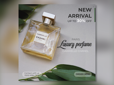 Perfume Post Banner ad banner banner banner design design instagram banner perfume post banner post banner so social media