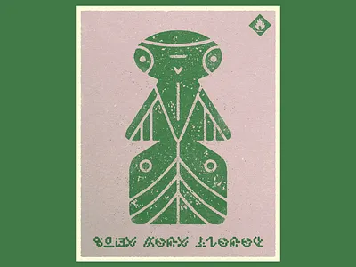 TOTEM II design illustration texture