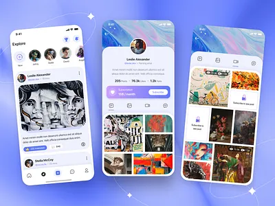 Art Collection Concept App app app design art clean design elegant flat interface mobile mobile app product product design ui