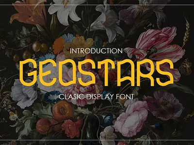 GEOSTARS - Display Font branding design display display font font graphic design illustration logo serif typeface typography