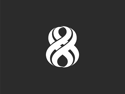 monogram_8_infinity 8 abstract logo brand identity branding concept logo creative logo graphic design infinity logo logo designer logo idea logo inspiration logo mark logobook logodesign logotype monogram logo negative logo simple logo typography