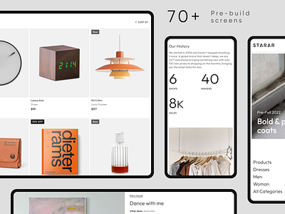 e-Commerce builder cart design ecommerce home icons interface design online shop shop store uidesign ux design web
