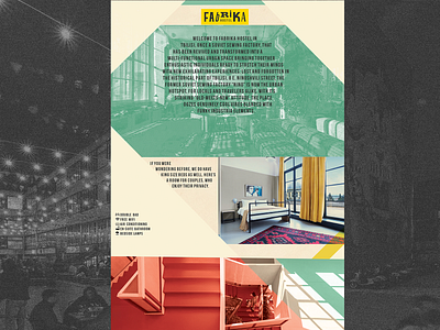 FABRIKA adobe photoshop graphic design poster