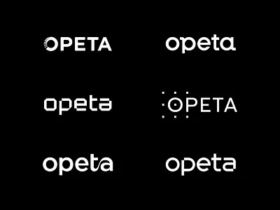 Opeta - Wordmark Logo Design Concepts ai ai logo analyse artificial intelligence brand identity brand identity designer branding data data logo lettering logo design wordmark wordmark design wordmark logo