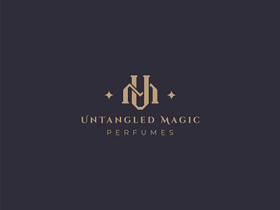 UM Monogram Logo - Perfumes Brand brand branding business custom logo design graphic design illustration logo monogram logo perfume um