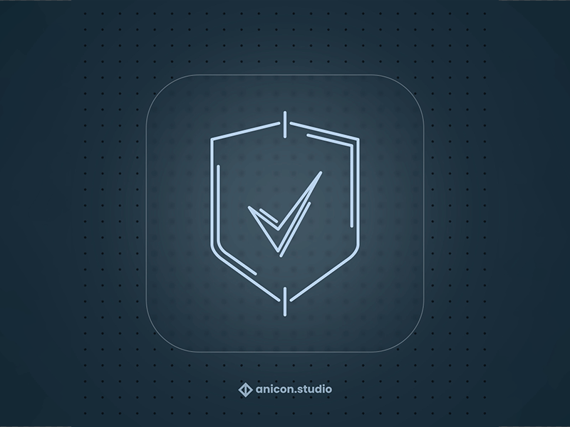 One less thing to worry about! anicon animated logo animation antivirus design graphic design icon illustration interface internet json logo lottie mobile icon motion graphics ui ux web