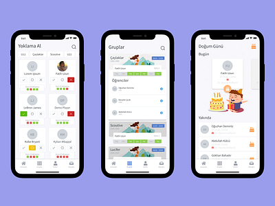 Scoutive Mobile Application Design app attendance basketball birthday branding coach design football group illustration inspiration interface mobile mobile design search sport student ui ui design ux