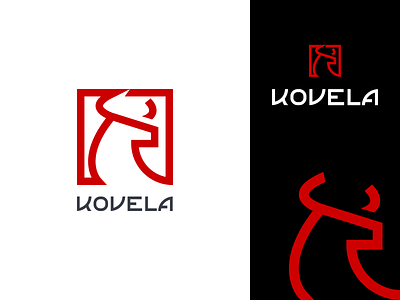Kovela logo design and branding animal bag branding bull cattle cow design game gedas meskunas glogo horn hunter icon illustration label logo meat ox package vector