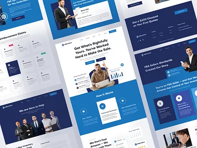 SellerClaims : Website Design about page amazon claims faq fba landing page order orizon sellerbench sellerbrunch sellerclaims service page ui ux design ui ux uiux designer web web design web ui website website design