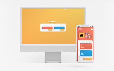 Team Battle Conductor gaming ui web design