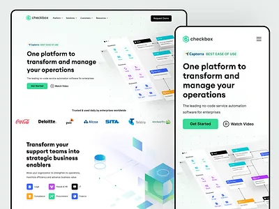 checkbox operations SaaS website design application builder checkbox data design drag and drop identity illustration interface landing page no code nocode page product saas software tool ui webflow website