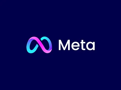 Meta logo animation dark version 2d animation after effect animated logo animation branding creative gradient logo logo animation logo reveal logoanimation logomark meta metaverse minimal morphing motion graphics newcolors simple zauri