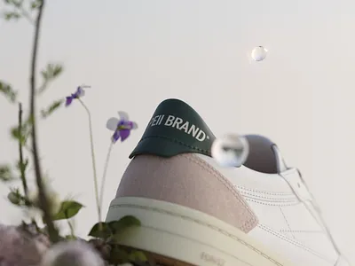 POMPEII & Sustainability 3d brand branding cgi details eco nature rendering shoes sustainability