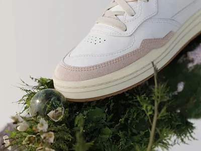 POMPEII & Sustainability 3d brand branding cgi corona details eco lighting materials nature render rendering shading sneakers sustainability