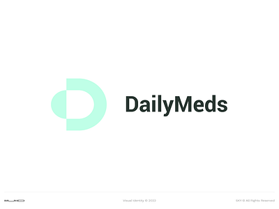 DailyMeds adobe branding creative design doctor graphic design health illustration logo med minimal ui vector