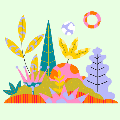 Wildlife art artist botanic colorful design digital art graphic design illustration minimalistic art nature painting palette shapes simpleillustration vector art wallpaper wildlife