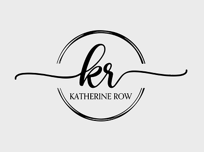 Final Logo Design - Katherine Row branding design graphic design illustration logo typography vector