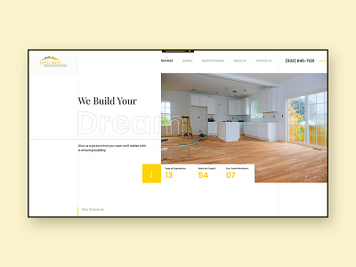 Taylored Renovations branding css design design graphic design illustration logo logo design responsive design ui web design web development