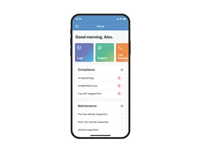 Driver App - Quick Links