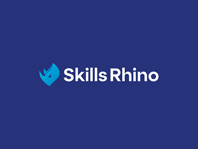 Skills Rhino - Logo Design animal branding head horn icon identity logo logo design minimal rhino rhinoceros simple symbol