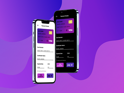 Credit card checkout - DailyUI 002 dailyui dailyui 001 dark mode design mobile ui ui challenge ui design