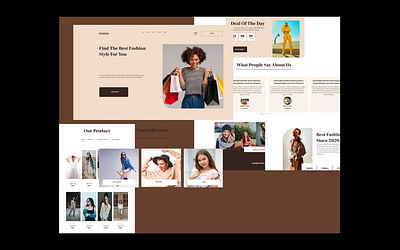 E-commerce website design ui ux webdesign website