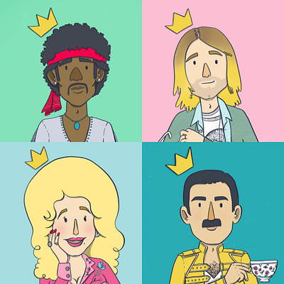 Music Royalty design digital illustration illustration procreate
