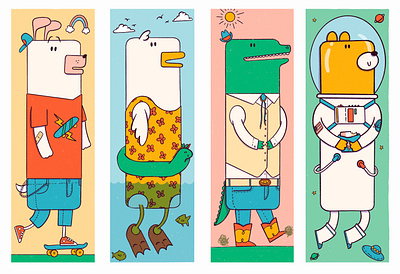 Character Blocks design digital illustration illustration procreate