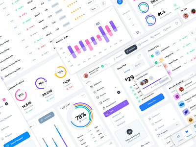 UI Widgets bars charts infographics navigation progress taskbar ui builder ui cards ui components ui elements ui widgets webelements