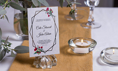 Floral Wedding Invitation art calligraphy design illustration invitation card lace background save the date