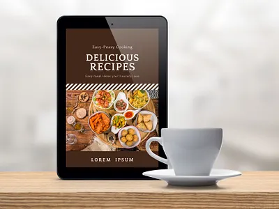 Recipes e-book cover book cover ebook cover recipes book