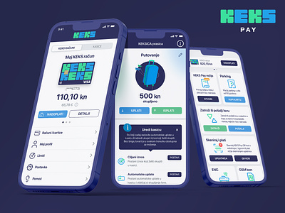 KEKS Pay App - Erste Bank design mihael.net mobile responsive ui