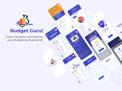 Budget Guru UI/UX bank design figma finance graphic design gurugram illustration india interaction design logo photoshop ui ui design user experience user interface ux design uxui