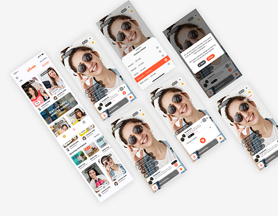 Marketplace - Online Live Selling App app design ecommerce marketplace mobile app mobile design online live selling app store ui