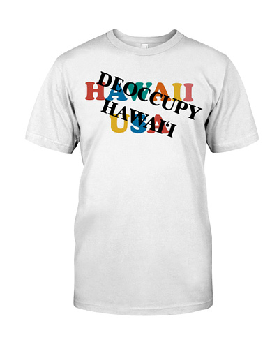 Hawaii Usa Deoccupy Hawaii T-Shirt water