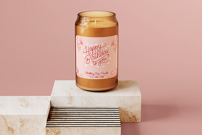 Birthday Candle Design birthday birthday design birthday label candle candle label design gift gift design gift label graphic design label minimal minimal label modern packaging