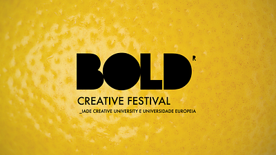 Bold Creative Festival - Advertising animation design graphic design illustration vector