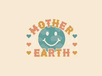 Mother Earth design earth illustration lettering mother typography vector