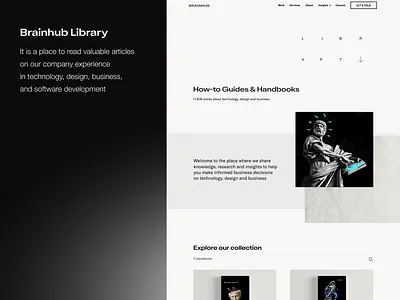 Web app UX/UI design: BH tech library app app design branding design information architecture interface design ui ui design