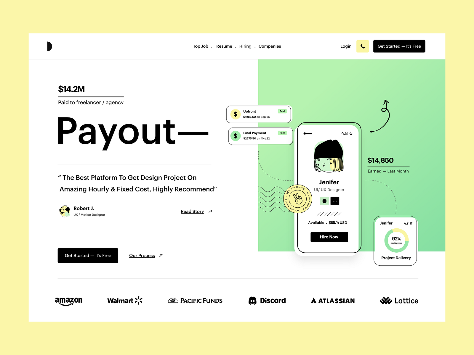 Website ui by dstudio on dribbble
