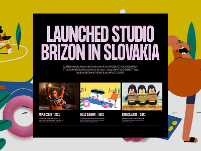 Martin Smatana | Projets branding colorful design colours design illustration minimalism project page trendy typography ui ux web design