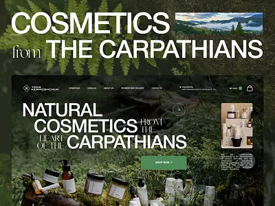 Natural Cosmetics | Online Store Design beautybrand bestdesign branding cosmetics dailyinspiration designinspiration dribbblepopular ecommercedesign landing page minimaldesign onlinestore organicbeauty shopify trending uidesign uiux uxdesign webdesign website wordpress