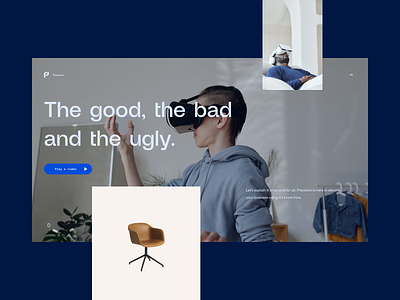 Precismo — Website 110522 brand branding clean design flat identity logo typography ui