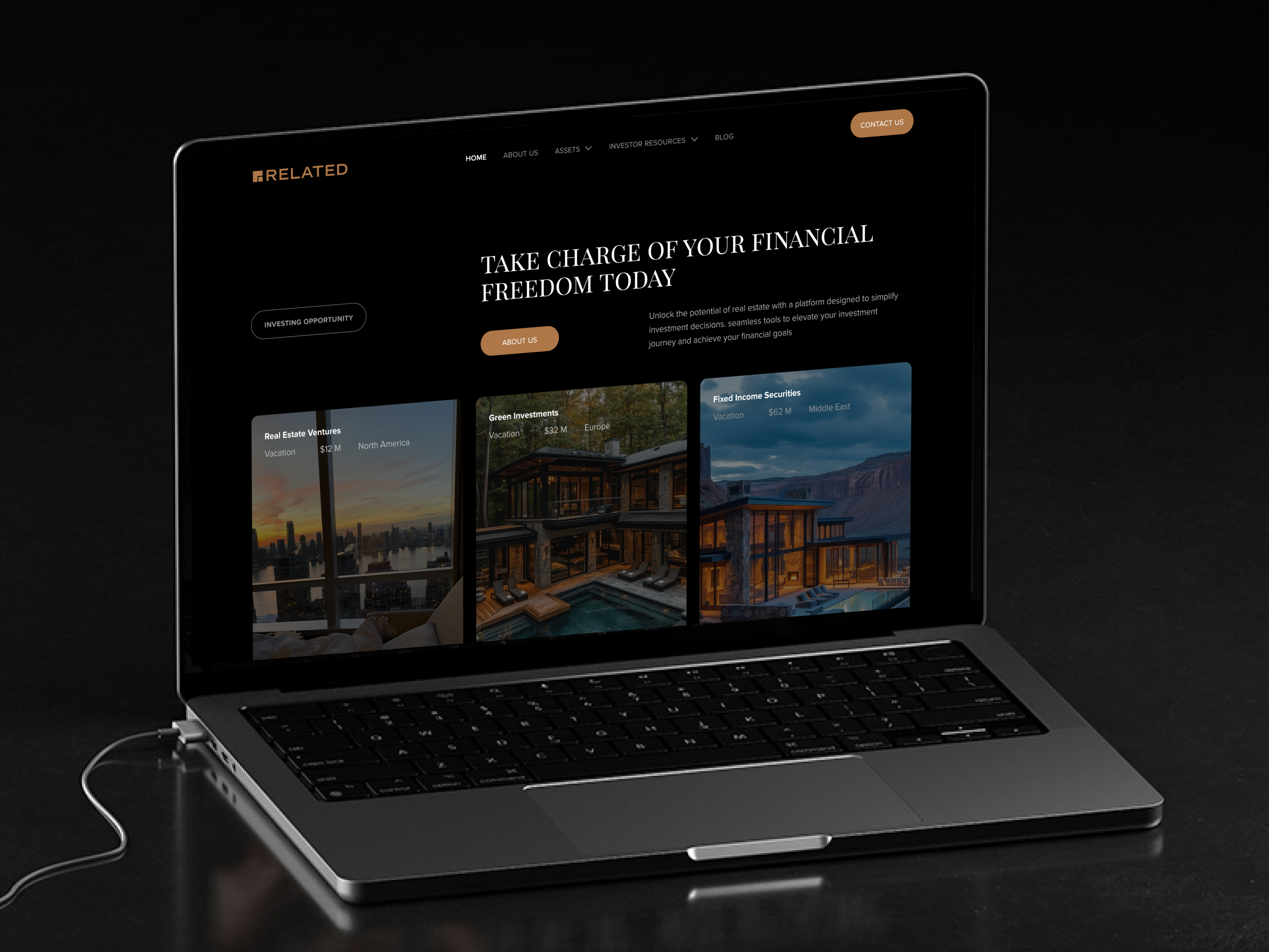 Example of Property Investment Landing Page