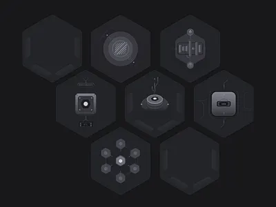 Cybernetic Interface – Futuristic UI Concept blockchaindesign cryptoui cyberpunk darkmode futuristicui neumorphism techdesign uidesign uxdesign