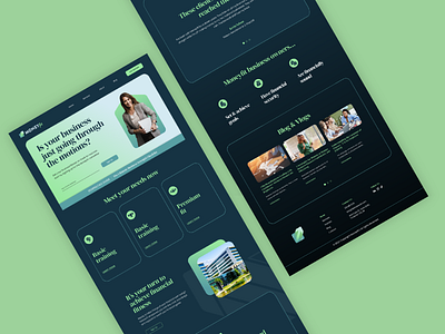 Moneyfit Website Concept 1 branding design graphic design typography ui ux ux design web design