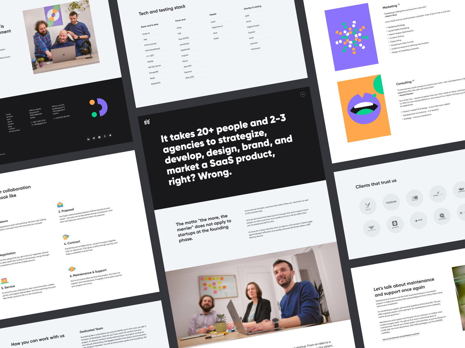 Example of Website UX/UI Design