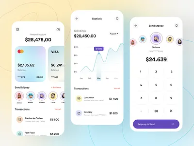 Banking App app app design app ui app ui design bank app banking app design mobile banking mobile banking app uihut visual visual design